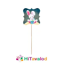 تاپر بلند تم تولد خرگوش (۱۰عددی)