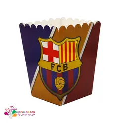 ظرف پاپکورن تم تولد بارسلونا (۱۰عددی)