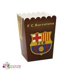 ظرف پاپکورن تم تولد بارسلونا (۱۰عددی)