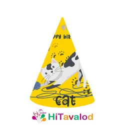 کلاه تم تولد گربه (۱عددی)