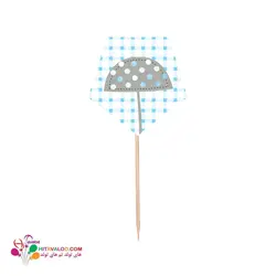 تاپر کوتاه تم تولد فیل پسرانه (۱۰عددی)