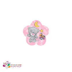 استیکر تم تولد یکسالگی تدی دختر (۱۰عددی)