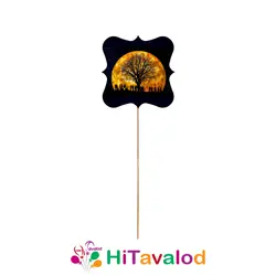 تاپر بلند تم تولد هالووین (۱۰عددی)