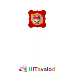 تاپر بلند تم تولد سوپر ماریو (۱۰عددی)