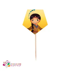 تاپر کوتاه تم تولد سرخپوست (۱۰عددی)