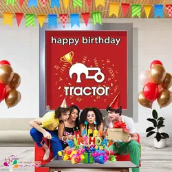 بنر مربعی تم تولد تراکتور کد2