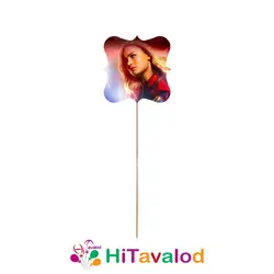 تاپر بلند تم تولد کاپیتان مارول (۱۰عددی)