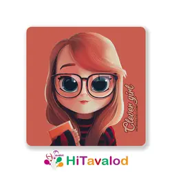 زیر لیوانی مدل دختر کد z002