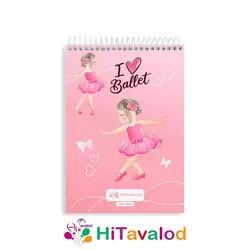 دفتر نقاشی 60 برگ مدل بالرین کد N036