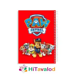 دفتر خط دار 60 برگ مدل پاوپاترول کد N044