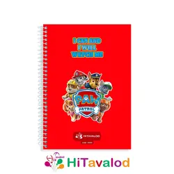 دفتر خط دار 60 برگ مدل پاوپاترول کد N044