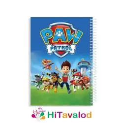 دفتر خط دار 60 برگ مدل پاوپاترول کد N043