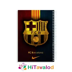 دفتر خط دار 60 برگ مدل بارسلونا کد N034