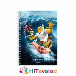 دفتر خط دار 60 برگ مدل باب اسفنجی کد N031