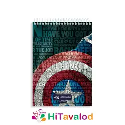 دفتر نقاشی 60 برگ مدل اونجرز کد N025