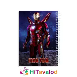 دفتر خط دار 60 برگ مدل اونجرز کد N030