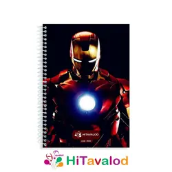 دفتر خط دار 60 برگ مدل اونجرز کد N030