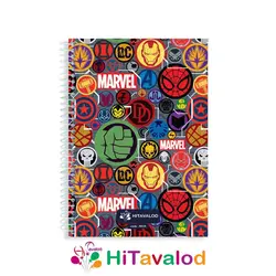 دفتر خط دار 60 برگ مدل اونجرز کد N028