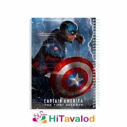 دفتر خط دار 60 برگ مدل اونجرز کد N026