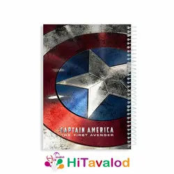 دفتر خط دار 60 برگ مدل اونجرز کد N024