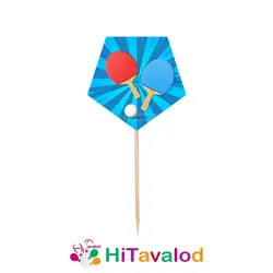 تاپر کوتاه تم تولد پینگ پنگ (۱۰عددی)