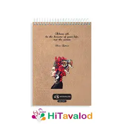 دفتر نقاشی 60 برگ مدل فاکسی لیدی کد N017