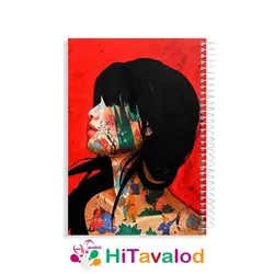 دفتر خط دار 60 برگ مدل مینیاتور کد N020