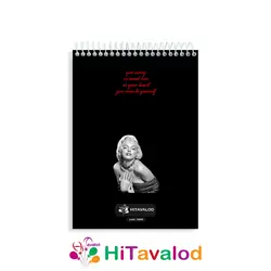 دفتر نقاشی 60 برگ مدل مرلین مونرو کد N008