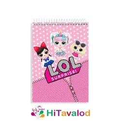 دفتر نقاشی 60 برگ مدل LOL کد N003