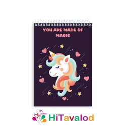 دفتر نقاشی 60 برگ مدل یونیکورن کد N001