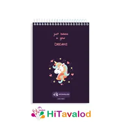 دفتر نقاشی 60 برگ مدل یونیکورن کد N001