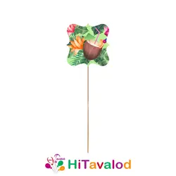 تاپر بلند تم تولد هاوایی (۱۰عددی)