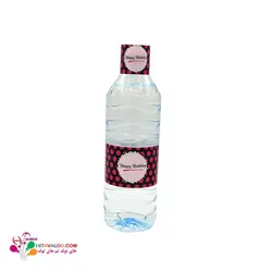 لیبل آب معدنی تم تولد دات سرخابی (۱۰عددی)