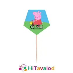 تاپر کوتاه تم تولد پپاپیگ (۱۰عددی)