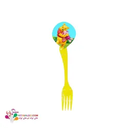 چنگال تم تولد خرس پو (۱۰عددی)
