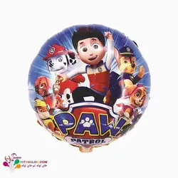 بادکنک فویلی تم تولد پاوپاترول کد1