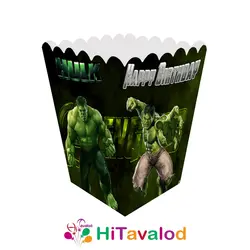 ظرف پاپکورن تم تولد هالک (۱۰عددی)