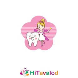 استیکر تم تولد دندونی دختر (۲۰عددی)