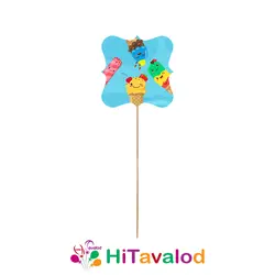 تاپر بلند تم تولد بستنی (۱۰عددی)