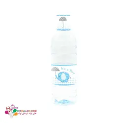 لیبل آب معدنی تم تولد فیل پسرانه (۱۰عددی)