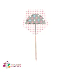 تاپر کوتاه تم تولد فیل دخترانه (۱۰عددی)