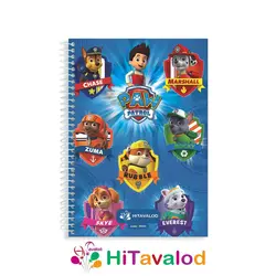 دفتر خط دار 60 برگ مدل پاوپاترول کد N045