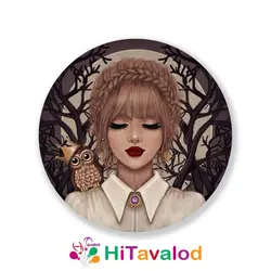 آینه جیبی مدل آرایش غلیظ کد m002