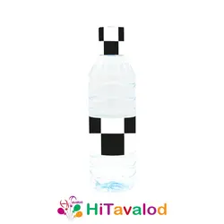 لیبل آب معدنی تم تولد شطرنجی (۱۰عددی)