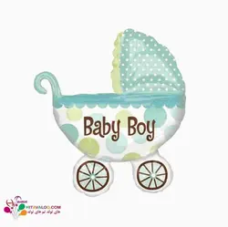 بادکنک فویلی کالسکه پسر