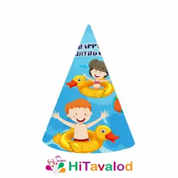 کلاه تم تولد شنا (۱عددی)