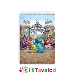 دفتر نقاشی 60 برگ مدل دانشگاه هیولاها کد N058