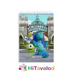 دفتر نقاشی 60 برگ مدل دانشگاه هیولاها کد N058