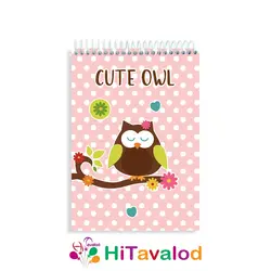 دفتر نقاشی 60 برگ مدل جغد کد N057