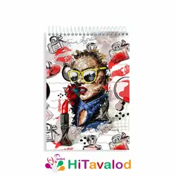 دفتر نقاشی 60 برگ مدل میکاپ کد N078